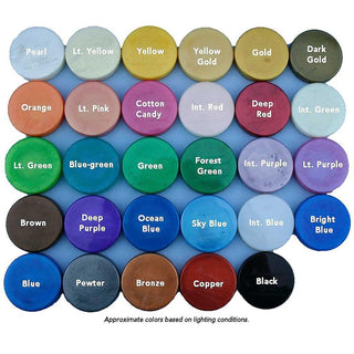 Alumidust mica powder 3 gram jar for resin casting. Colors

