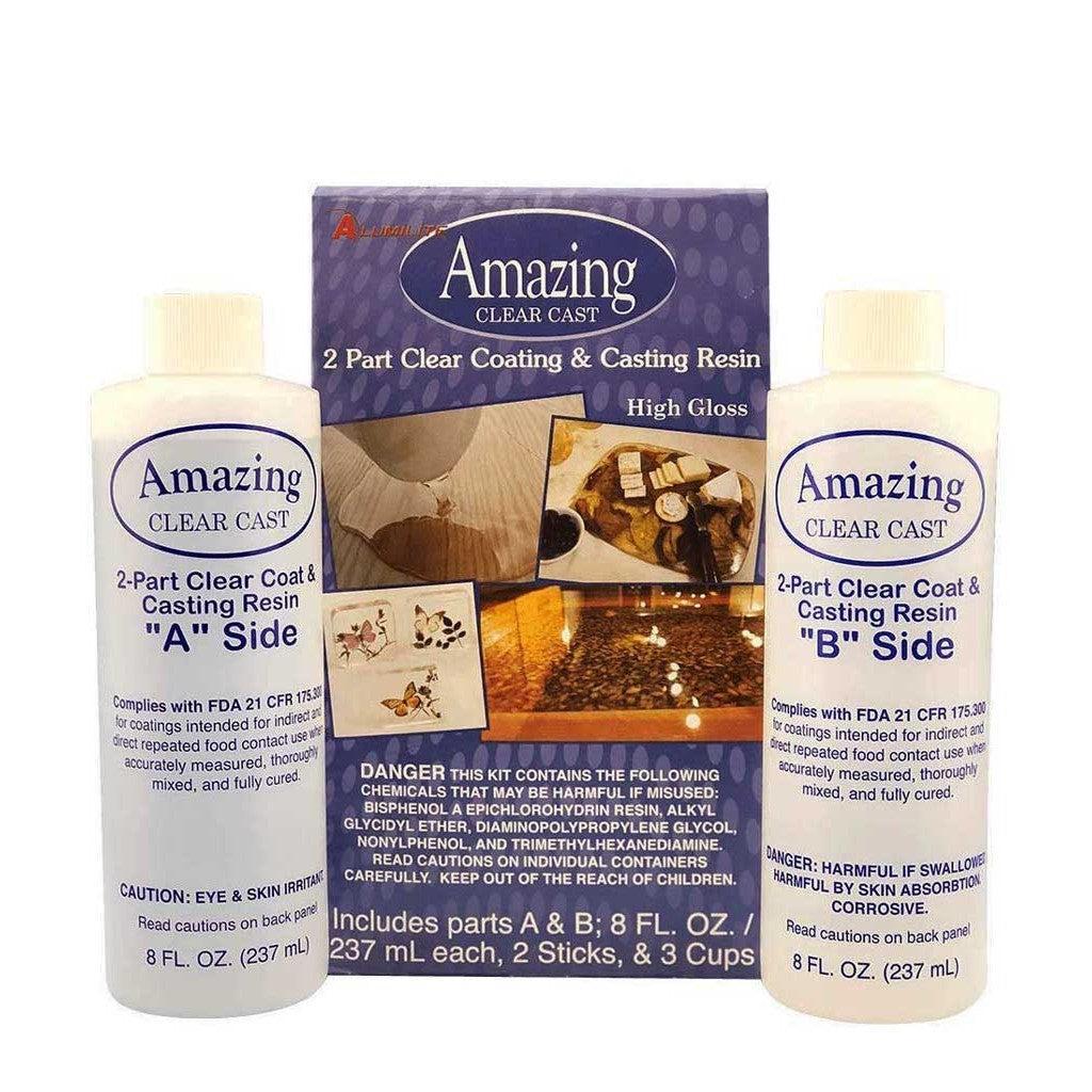 Alumilite Amazing Clear Cast Epoxy Resin 1lb Kit ExoticBlanks