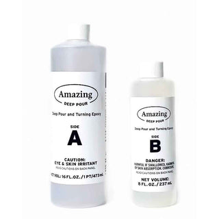 Alumilite Amazing Deep Pour & Turning Epoxy Resin - 24 oz Kit