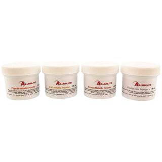 Alumilite casting powder metallic finish resin additives