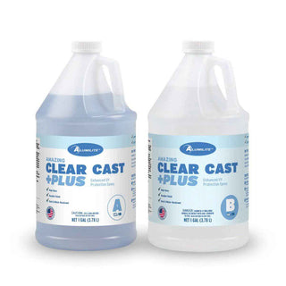 Alumilite Amazing Clear Cast Plus epoxy resin UV resistant. 2 Gal