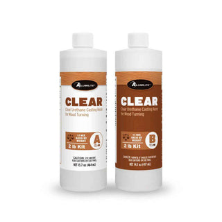 Alumilite Clear casting resin for woodturning. 2 lb