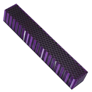 Aluminum Honeycomb Pen Blank - Purple