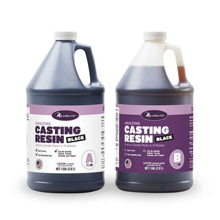 Alumilite Amazing Casting Resin opaque urethane. 2 Gallons Black