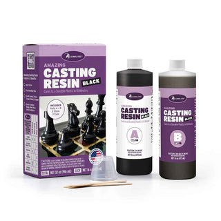 Alumilite Amazing Casting Resin opaque urethane. 32 oz Black
