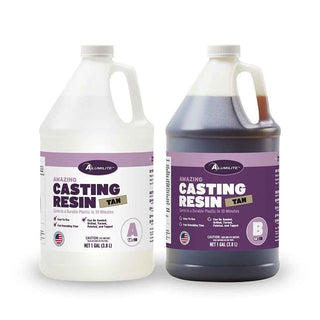 Alumilite Amazing Casting Resin opaque urethane. 2 Gallons Tan