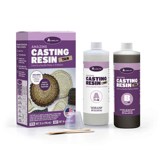 Alumilite Amazing Casting Resin opaque urethane. 32 oz Tan