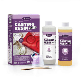 Alumilite Amazing Casting Resin opaque urethane. 16 oz white
