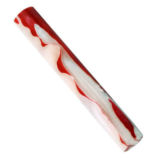 Aquabright Pen Blank - Red & White Swirl