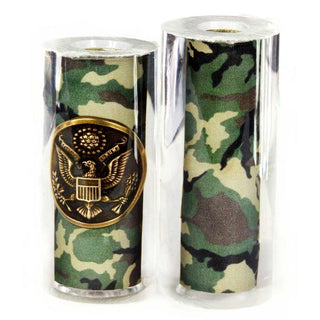 Army Button & Green Camo Pen Blanks - Jr II Series