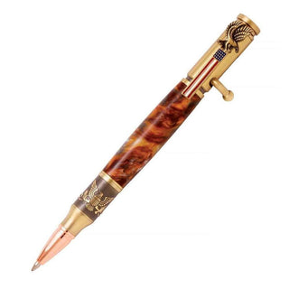 Bald Eagle Insignia Flag Bolt Action Pen Kits