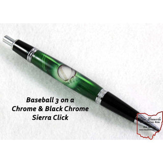 Baseball Pen Blank #03 - Sierra CLICK Pen Kits