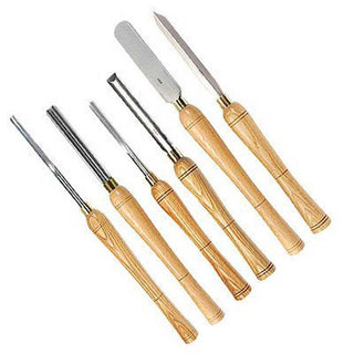 Benjamins Best WOOD Magazine's HSS Lathe Chisel Set - (6 Piece)