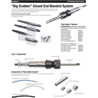 Big Grabber Closed End Mandrel & Accessories