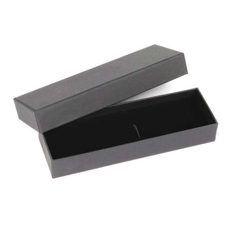 Black Cardboard Pen Box & Elastic Insert