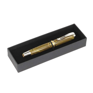 Black Cardboard Pen Box & Elastic Insert