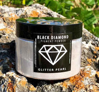 Black Diamond Pigments Jar. Glitter Pearl
