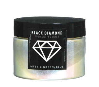 Black Diamond Pigments Jar. Mystic Green Blue