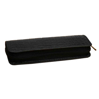 Black Leather Pen Pouches - (5 Pack)