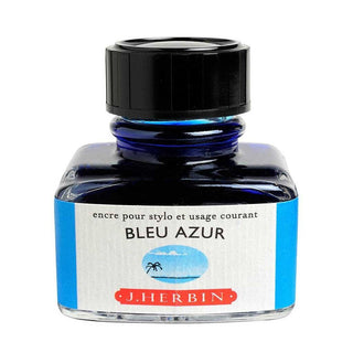 Bleu Azur J. Herbin Bottled Ink (30ml)