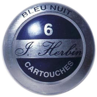 Bleu Nuit J. Herbin Cartridges - Tin of 6