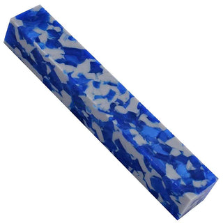 Blue & Grey Acrylic Pen Blank