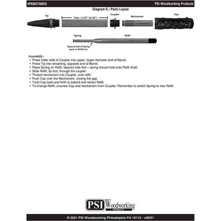 Botanical Pen Kit Starter Set - 4 Pen Kit Starter