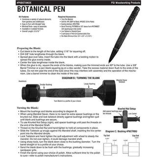 Botanical Pen Kit Starter Set - 4 Pen Kit Starter
