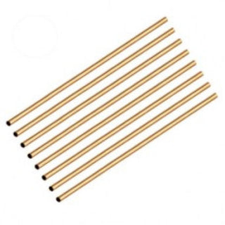 Brass Pen Tubes 10" x 3/8" - Pack of 8