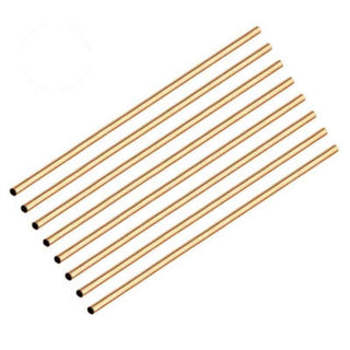 Brass Pen Tubes 10" x 8mm - Pack of 8