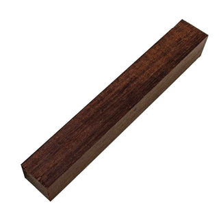 Brazilian Ebony pen blanks with dark chocolate-brown color and fine grain arranged for custom pen turning and woodworking projects