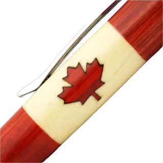 Canadian Flag Inlay Kit - Sierra. Close Up