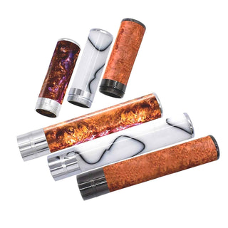 Cigar humidor turning kit woodworking project. Group view