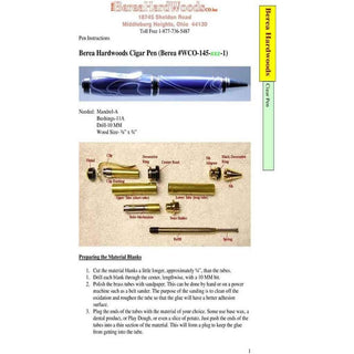 Cigar Hybrid Pen Kits (Berea)