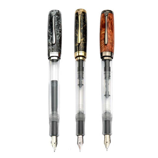 Clarion Demonstrator Fountain Pen Kit Starter Set - 3 Pen Kits