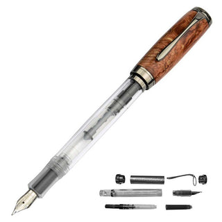 Clarion Demonstrator Fountain Pen Kit Starter Set - 3 Pen Kits