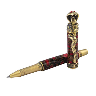 Cobra Rollerball Pen Kit In Antique Brass