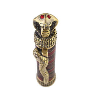 Cobra Rollerball Pen Kit Cap. In abtique Brass Close Up