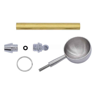 Brewmaster Coffee Scoop Kits. Small Chrome Parts