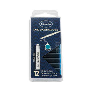 Conklin Ink Cartridges - Turquoise