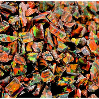 Crushed Opal - Black Fire