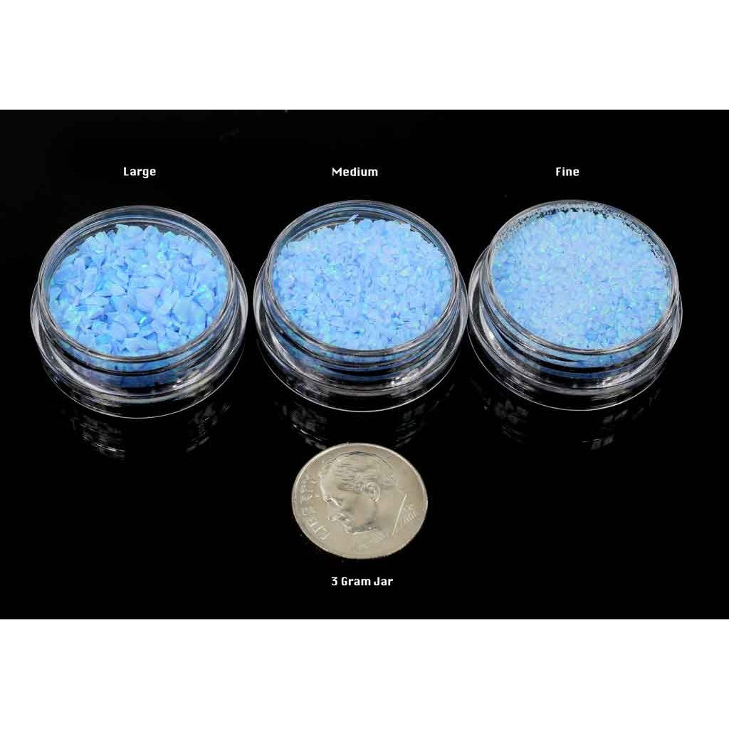 Crushed Opal Blue Azure ExoticBlanks