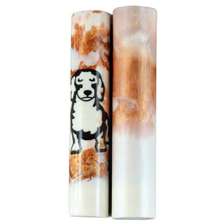 Dachshund Rotacrylic Pen Blank