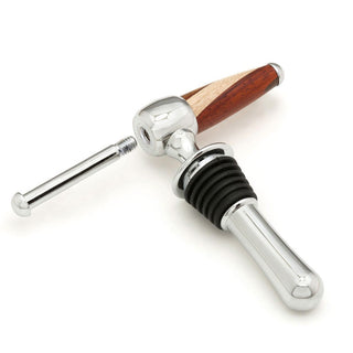 Deluxe Handled Corkscrew/Bottle Stopper Kit