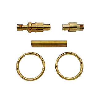 Detachable Key Ring Kits Gold. Parts.