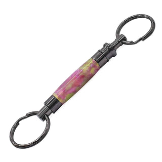 Detachable Key Ring Kits in Gun Metal. Attached.
