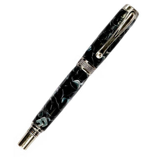 Diamond Knurl Convertible Pen Kit - Antique Silver