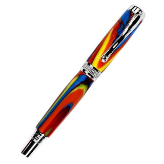 Diamond Knurl Convertible Pen Kit - Chrome