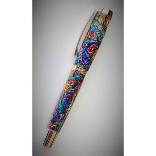 Dichrolam Pen Blanks - Titanium Burl - Jr II Series