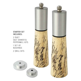 Duet Salt Shaker and Peppermill Starter Set